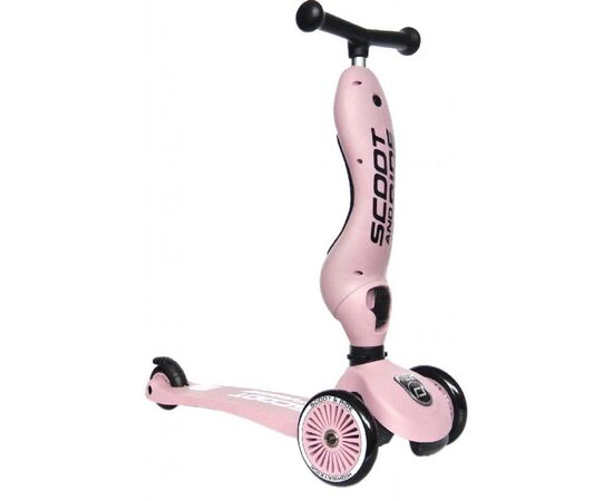 Самокат Scoot&Ride Highwaykick-1 Пастельно-розовый (SR-160629-ROSE), изображение 2 Самокат Scoot&Ride Highwaykick-1 Пастельно-розовый (SR-160629-ROSE), изображение 2