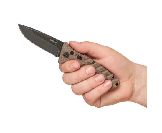 Нож Boker Plus Strike Auto Coyote (01BO424), изображение 3 Нож Boker Plus Strike Auto Coyote (01BO424), изображение 3