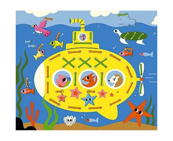 Набір для творчості Janod Набор шнуровок Приключения (J07813), зображення 2 Набір для творчості Janod Набор шнуровок Приключения (J07813), зображення 2