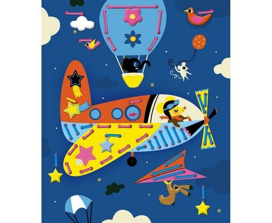 Набір для творчості Janod Набор шнуровок Приключения (J07813), зображення 3 Набір для творчості Janod Набор шнуровок Приключения (J07813), зображення 3