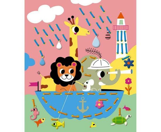 Набір для творчості Janod Набор шнуровок Приключения (J07813), зображення 4 Набір для творчості Janod Набор шнуровок Приключения (J07813), зображення 4