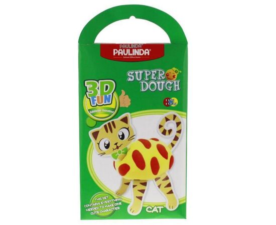 Набір для творчості Paulinda Super Dough 3D FUN Кот (PL-081284)