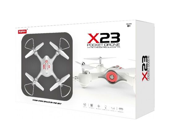 Радиоуправляемая игрушка Syma Квадрокоптер 2.4 GHz 21 cм White (X23_White), изображение 5 Радиоуправляемая игрушка Syma Квадрокоптер 2.4 GHz 21 cм White (X23_White), изображение 5