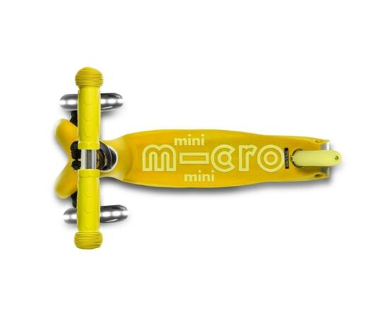 Самокат Micro Mini Deluxe Yellow LED (MMD053), изображение 2 Самокат Micro Mini Deluxe Yellow LED (MMD053), изображение 2