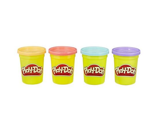 Набор для творчества Hasbro Play-Doh 4 баночки (B5517_E4869), изображение 2 Набор для творчества Hasbro Play-Doh 4 баночки (B5517_E4869), изображение 2