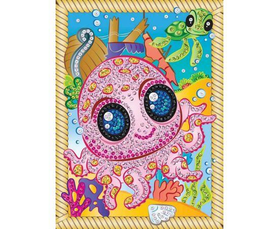 Набор для творчества Sequin Art SMOOGLES Осьминог (SA1813), изображение 2 Набор для творчества Sequin Art SMOOGLES Осьминог (SA1813), изображение 2