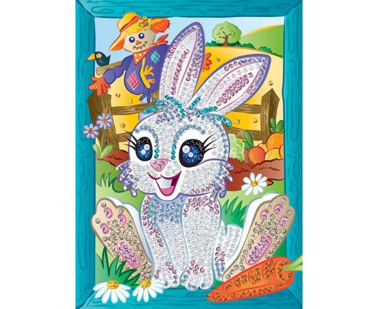 Набор для творчества Sequin Art SMOOGLES Зайчик (SA1814), изображение 2 Набор для творчества Sequin Art SMOOGLES Зайчик (SA1814), изображение 2