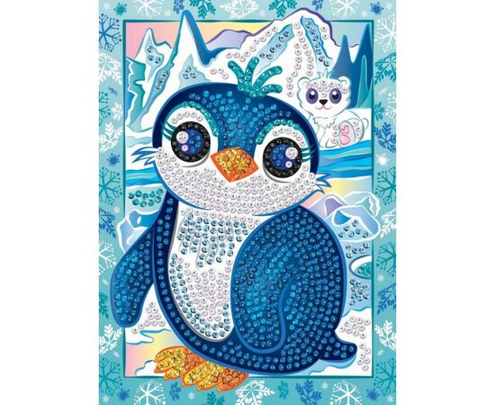 Набор для творчества Sequin Art SMOOGLES Пингвин (SA1817), изображение 2 Набор для творчества Sequin Art SMOOGLES Пингвин (SA1817), изображение 2