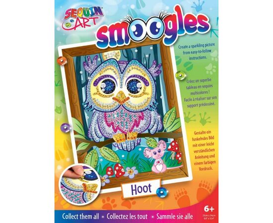 Набор для творчества Sequin Art SMOOGLES Сова (SA1812)