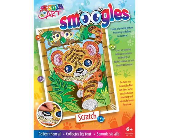 Набір для творчості Sequin Art SMOOGLES Тигр (SA1815)