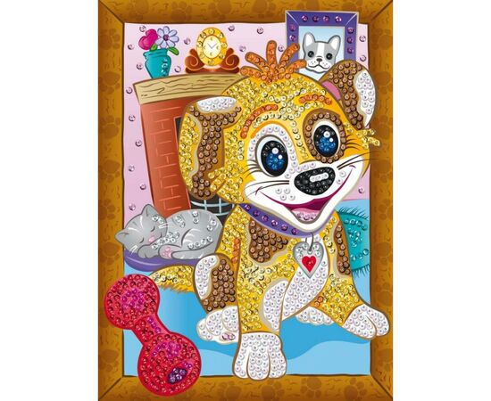 Набор для творчества Sequin Art SMOOGLES Щенок (SA1816), изображение 2 Набор для творчества Sequin Art SMOOGLES Щенок (SA1816), изображение 2