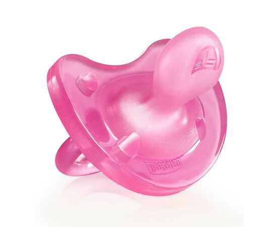 Пустышка Chicco Physio Soft силиконовая 16-36 мес 1шт роз (02713.11.00.00)
