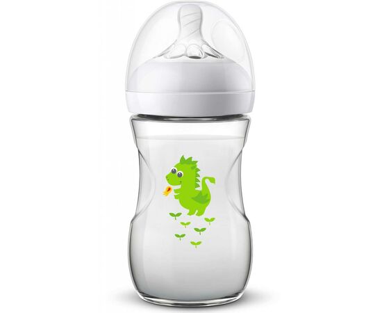 Бутылочка для кормления Philips AVENT Natural Дракон 260 мл (SCF070/24), изображение 2 Бутылочка для кормления Philips AVENT Natural Дракон 260 мл (SCF070/24), изображение 2