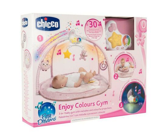 Детский коврик Chicco Enjoy Colours Gym pink (09866.10), изображение 9 Детский коврик Chicco Enjoy Colours Gym pink (09866.10), изображение 9
