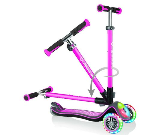 Самокат Globber Elite розово-серый (449-110-3), изображение 3 Самокат Globber Elite розово-серый (449-110-3), изображение 3
