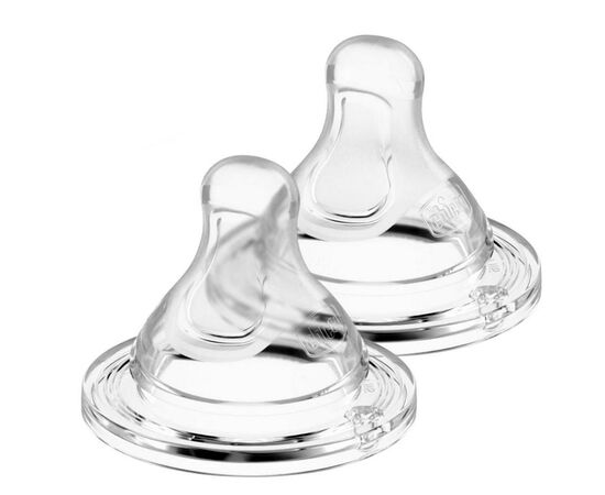 Соска Chicco Силиконовая Physio для каш 6м+ 2 шт (20347.00)
