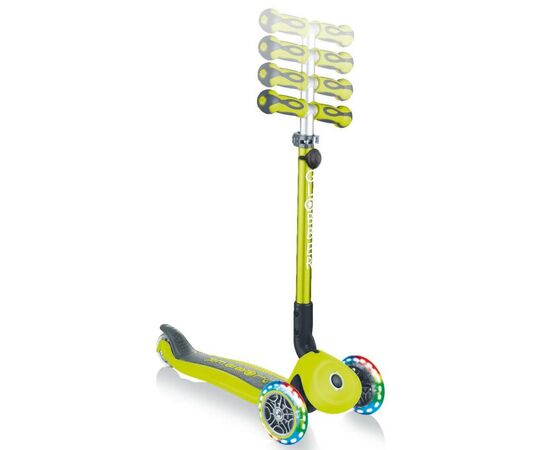 Самокат Globber Go Up Deluxe Lights Led 5 в 1 зеленый (646-106), изображение 5 Самокат Globber Go Up Deluxe Lights Led 5 в 1 зеленый (646-106), изображение 5