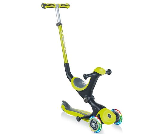 Самокат Globber Go Up Deluxe Lights Led 5 в 1 зеленый (646-106)