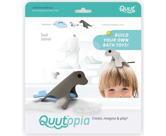 Игрушка для ванной QUUT 3D Тюлени (171089)