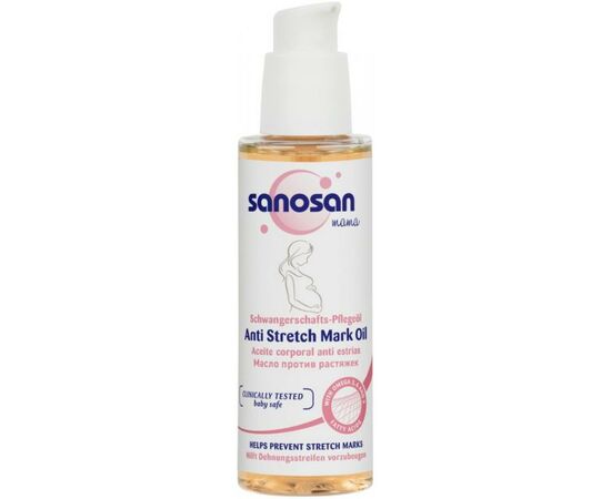 Косметика для мам Sanosan Mama Масло от растяжек для беременных 100 мл (4003583207213)