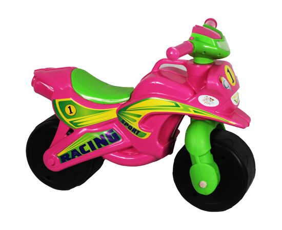 Біговел Active Baby Sport музичний рожево-зелений (0139-013М), зображення 2 Біговел Active Baby Sport музичний рожево-зелений (0139-013М), зображення 2