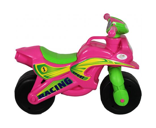 Біговел Active Baby Sport музичний рожево-зелений (0139-013М), зображення 3 Біговел Active Baby Sport музичний рожево-зелений (0139-013М), зображення 3