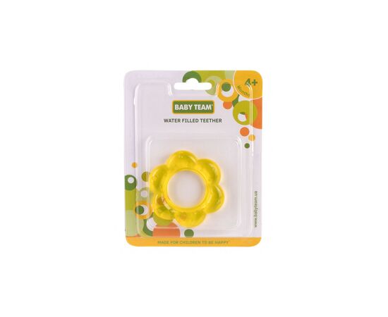 Прорізувач Baby Team з гелем (4005_жовта квіточка), зображення 2 Прорізувач Baby Team з гелем (4005_жовта квіточка), зображення 2