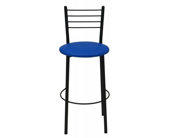 Барный стул Примтекс плюс барный 1022 Hoker black S-5132 Blue (1022 HOKER black S-5132)