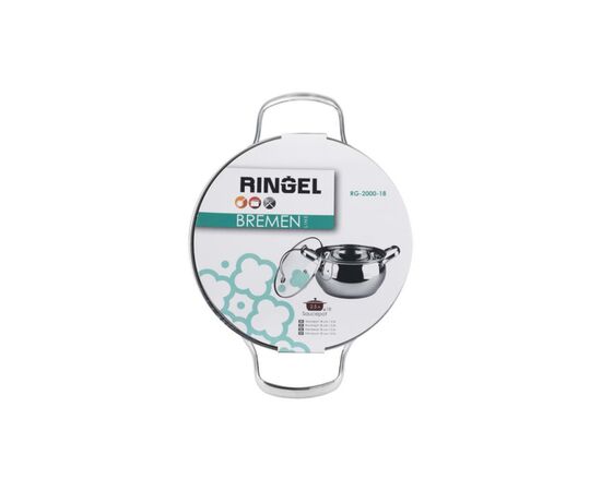 Кастрюля Ringel Bremen с крышкой 2.5 л (RG-2000-18), изображение 4 Кастрюля Ringel Bremen с крышкой 2.5 л (RG-2000-18), изображение 4