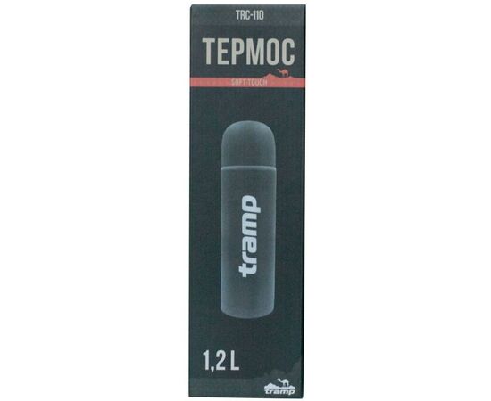 Термос Tramp Soft Touch 1.2 л Grey (UTRC-110-grey), зображення 3 Термос Tramp Soft Touch 1.2 л Grey (UTRC-110-grey), зображення 3