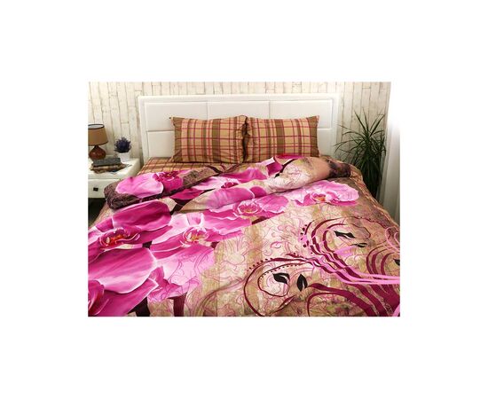 Постельное белье Руно 20-1315 Fuchsia сатин набивной евро (845.137К_20-1315Fuchsia), изображение 4 Постельное белье Руно 20-1315 Fuchsia сатин набивной евро (845.137К_20-1315Fuchsia), изображение 4