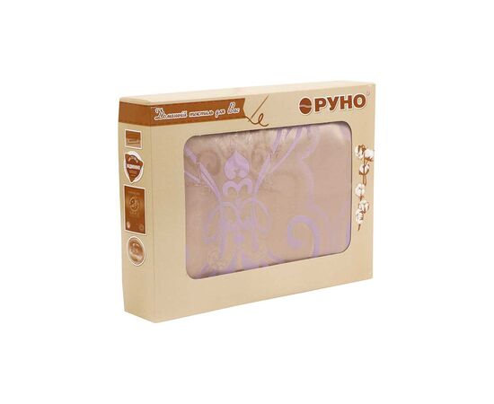 Постельное белье Руно Beige сатин набивной евро (845.137АЖ_Бежевий), изображение 5 Постельное белье Руно Beige сатин набивной евро (845.137АЖ_Бежевий), изображение 5