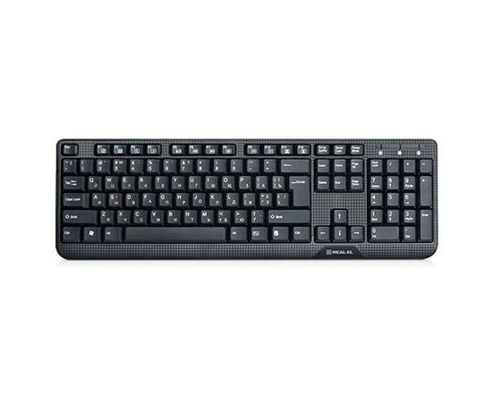 Клавиатура REAL-EL 500 Standard, USB, black