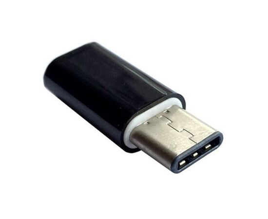Переходник micro USB F to Type C REAL-EL (EL123500018), изображение 2 Переходник micro USB F to Type C REAL-EL (EL123500018), изображение 2