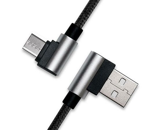 Дата кабель USB 2.0 AM to Type-C 1.0m Premium black REAL-EL (EL123500032)