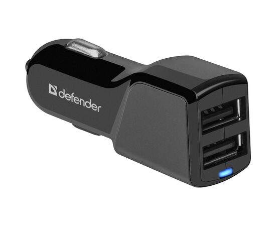 Зарядний пристрій Defender UCA-34 2xUSB, 5V / 3.4A (83834)