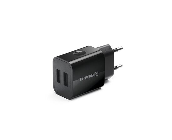 Зарядное устройство REAL-EL CH-210 black (EL123160014), изображение 4 Зарядное устройство REAL-EL CH-210 black (EL123160014), изображение 4