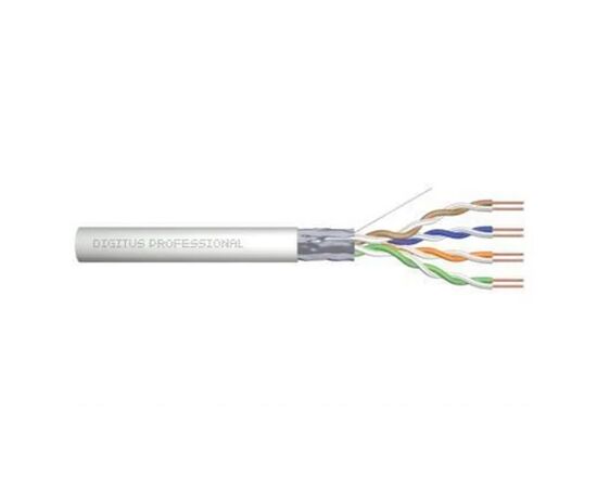 Кабель мережевий Digitus FTP 305м, cat 5e, CU, AWG23/1, LSZH-1, сірий (DK-1523-VH-305)