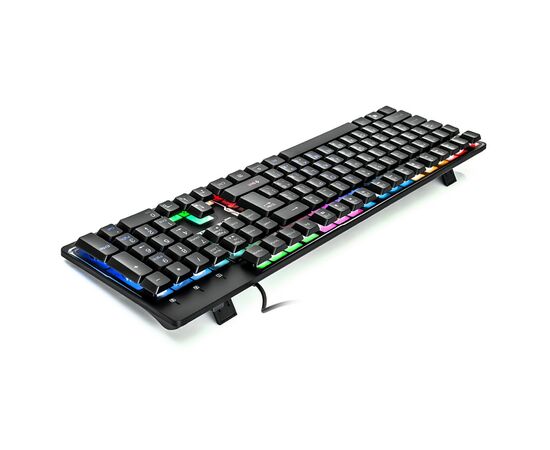 Клавиатура REAL-EL 7011 Comfort Backlit Black, изображение 6 Клавиатура REAL-EL 7011 Comfort Backlit Black, изображение 6