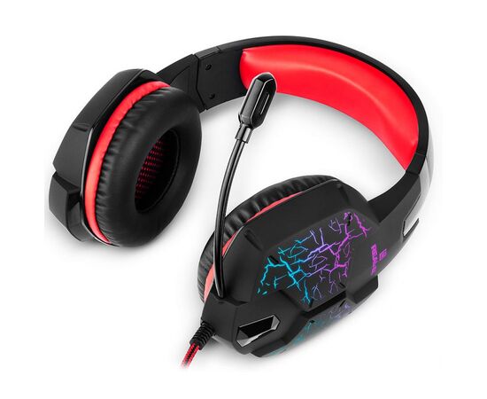 Наушники REAL-EL GDX-7750 Black-Red, изображение 2 Наушники REAL-EL GDX-7750 Black-Red, изображение 2