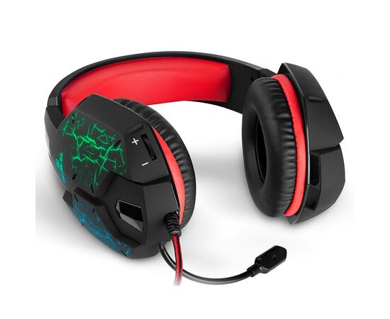 Наушники REAL-EL GDX-7750 Black-Red, изображение 3 Наушники REAL-EL GDX-7750 Black-Red, изображение 3