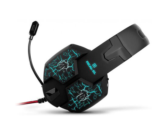 Наушники REAL-EL GDX-7750 Black-Red, изображение 4 Наушники REAL-EL GDX-7750 Black-Red, изображение 4