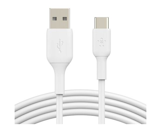 Дата кабель USB 2.0 AM to Type-C 2.0m PVC white Belkin (CAB001BT2MWH), изображение 4 Дата кабель USB 2.0 AM to Type-C 2.0m PVC white Belkin (CAB001BT2MWH), изображение 4