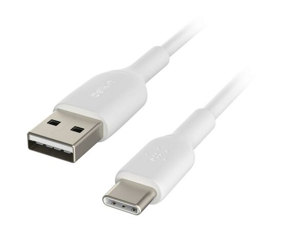 Дата кабель USB 2.0 AM to Type-C 2.0m PVC white Belkin (CAB001BT2MWH)