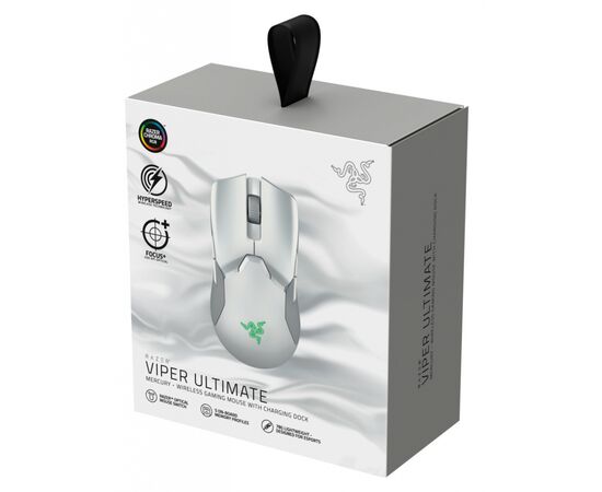 Мышка Razer Viper Ultimate Mouse Dock Wireless RGB White (RZ01-03050400-R3M1), изображение 5 Мышка Razer Viper Ultimate Mouse Dock Wireless RGB White (RZ01-03050400-R3M1), изображение 5