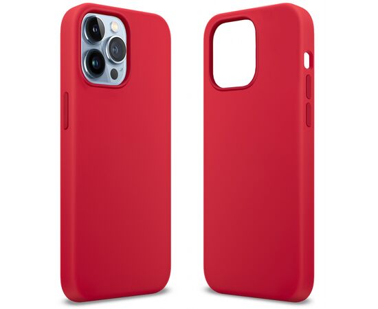 Чохол до моб. телефона MakeFuture Apple iPhone 13 Pro Max Premium Silicone Red (MCLP-AI13PMRD)