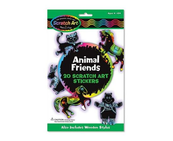 Розвиваюча іграшка Melissa&Doug Наклейки-царапки Животные (MD5827)