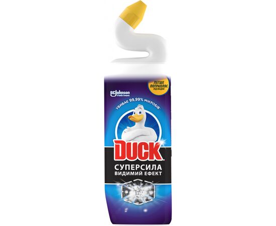 Засіб для чищення унітазу Duck Суперсила Видимий ефект 900 мл (4823002005318)