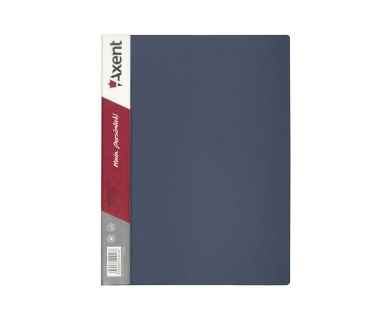 Папка с файлами Axent 10 sheet protectors, gray (1010-03-А)