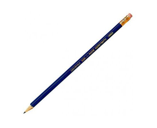 Карандаш графитный Koh-i-Noor 1396-1, НВ, with eraser, blue (139600200143)